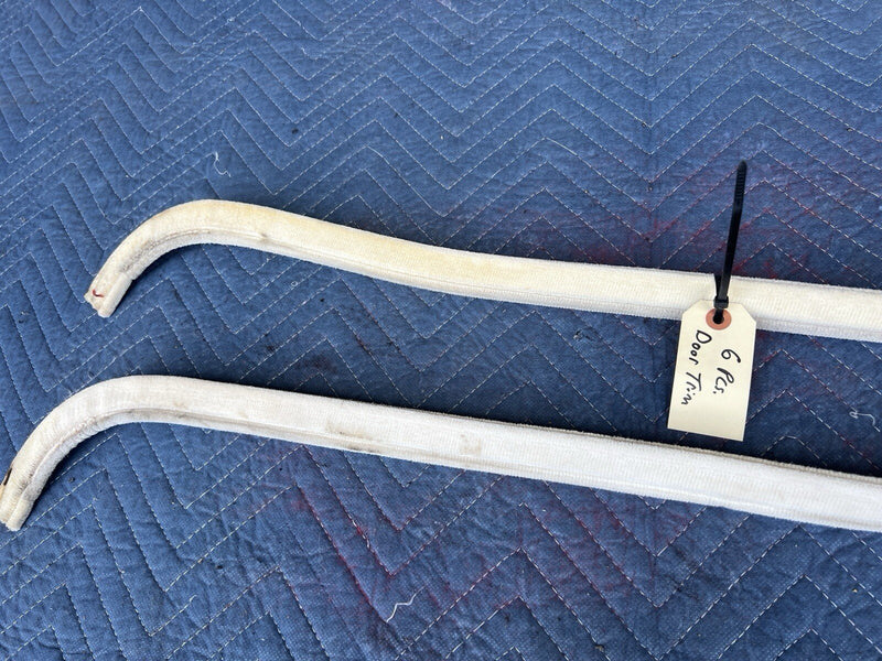 1980-1985 Cadillac Seville Door Sill Surround Trim White GM OEM #3376M