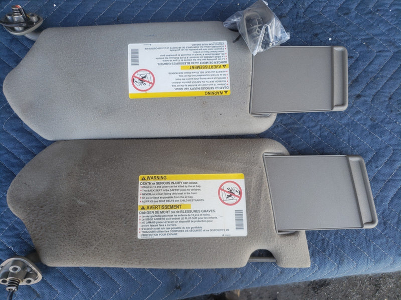 2000-2005 Chevy Impala Right & Left Sun Visor Shade Cloth Pair OEM #2174CN