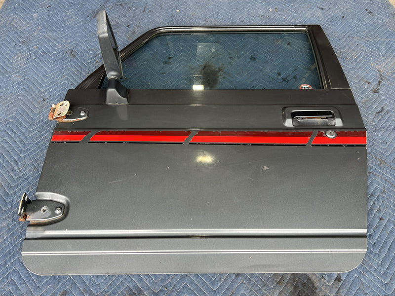 1985-1988 Suzuki Samurai Front Driver Left Door Assembly Gray OEM #6729EM