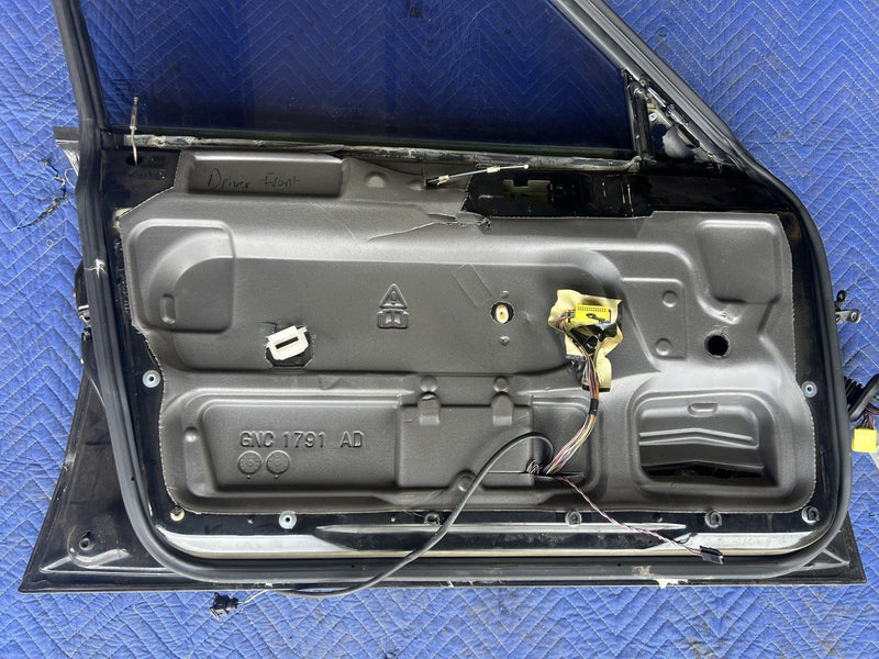 1998-2003 Jaguar XJR XJ X308 Driver Left LH Front Door Black Sedan OEM #4775E