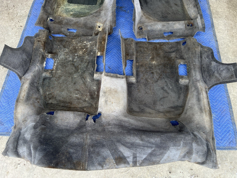 1993-1997 Volvo 850 850R Charcoal Molded Floor Carpet Set Wagon Only OEM #4426E