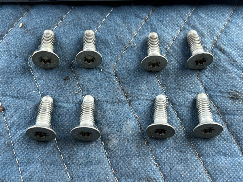 1996-2003 Mercedes W210 E320 Wagon Door Striker Set of 4 Hardware OEM #4671EM
