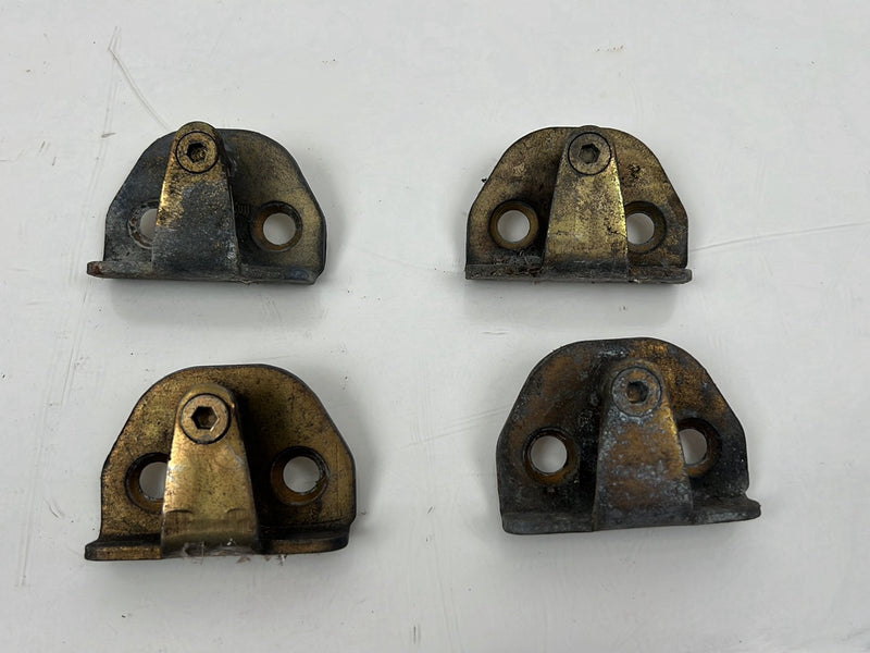 1975-1980 Volvo 244 240 Door Striker Catch Plate Set of 4 OEM #5364EM