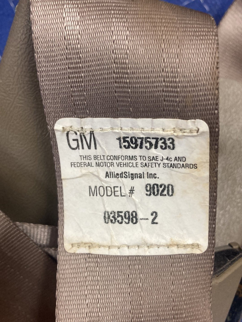 1995-1998 Chevy Silverado 1500 Ext Cab Rear Seat Belt Retractor Set OEM #6391EM