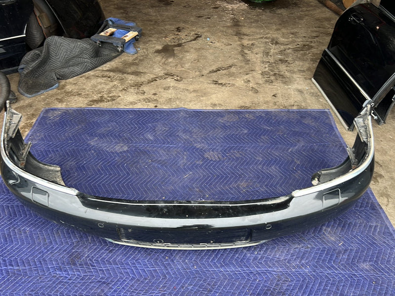 1996-2003 Audi S8 D2 A8 Front Bumper Cover Assembly Black 4D0807110B OEM #6369EM