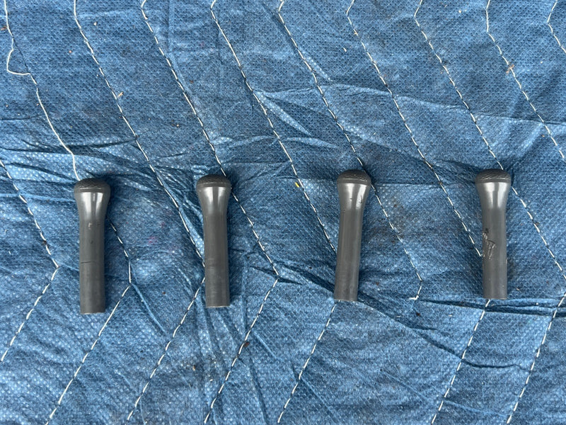 1992-1995 Volvo 940 740 Lock Thumb Stud Screw Trim Gray Set of 4 OEM #3212EM