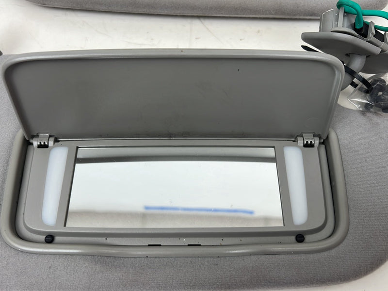 2004-2007 Volvo S60R V70R Front Right & Left Sun Visor Pair Gray Cloth 9454101 OEM #5759EM
