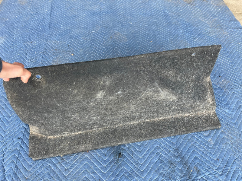 1986-1993 Volvo 240 245 Rear Driver Side Spare Tire Jack Cover Black OEM #4150EM