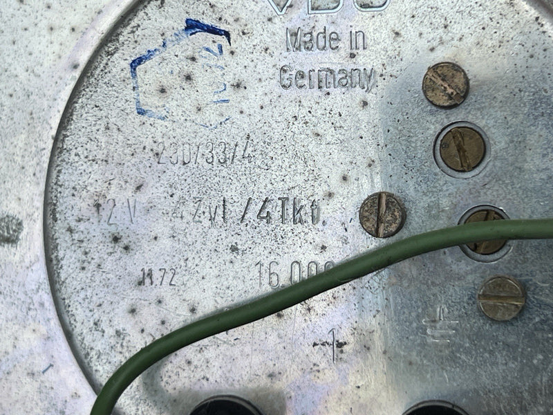 1966-1976 BMW 2002 E10 Tii Gauge Instrument Cluster 91k Speedometer OEM #3849M