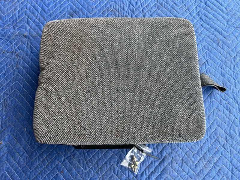 1989-1995 Volvo 740 940 Sedan Rear Seat Center Arm Rest Gray Cloth OEM #3755EM