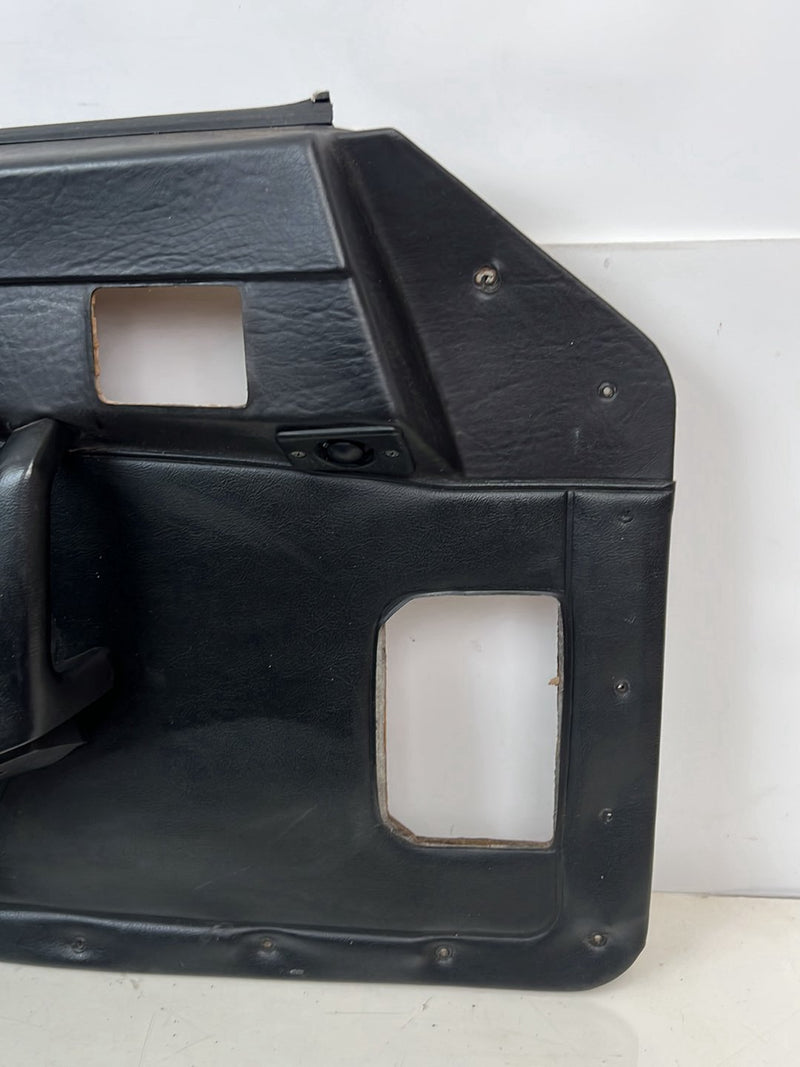 1983-1985 Porsche 944 Left + Right Door Card Panel Pair Black OEM #5706EM