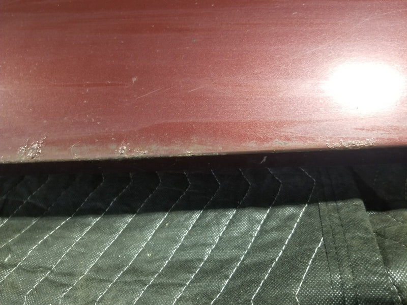 1984-93 BMW E30 318i 325i Front Driver Left LH Burgundy Door Panel OEM #CN602