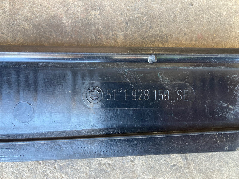 1986-1994 BMW 7 Series E32 Rear Trunk Opening Scuff Trim 511928159 OEM #1012M