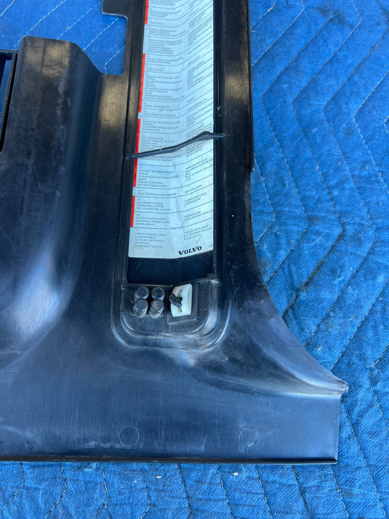 1986-1993 Volvo 240 244 245 Driver Left LH Knee Bolster Trim Black OEM #4511EM