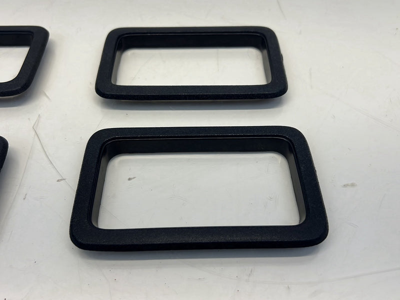 1975-1980 Volvo 244 240 Door Handle Surround Bezel Trim Black Set OEM #5254EM