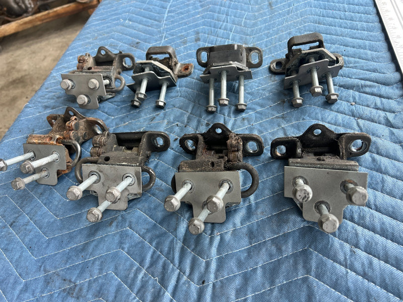 1989-1995 Volvo 740 940 Sedan Door Hinge RH LH Full Set w/ Hardware OEM #3691EM