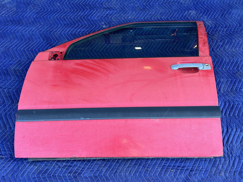 1993-1997 Volvo 850 Front Driver Left LH Door Assembly Red OEM