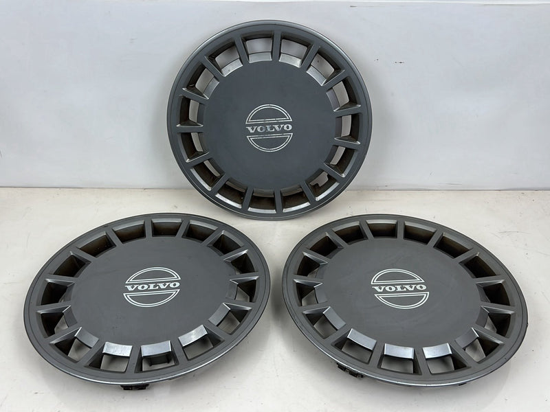 1990-1992 Volvo 740 745 940 15" Hub Cap Wheel Rim Cover Set of 3 OEM #5868EM