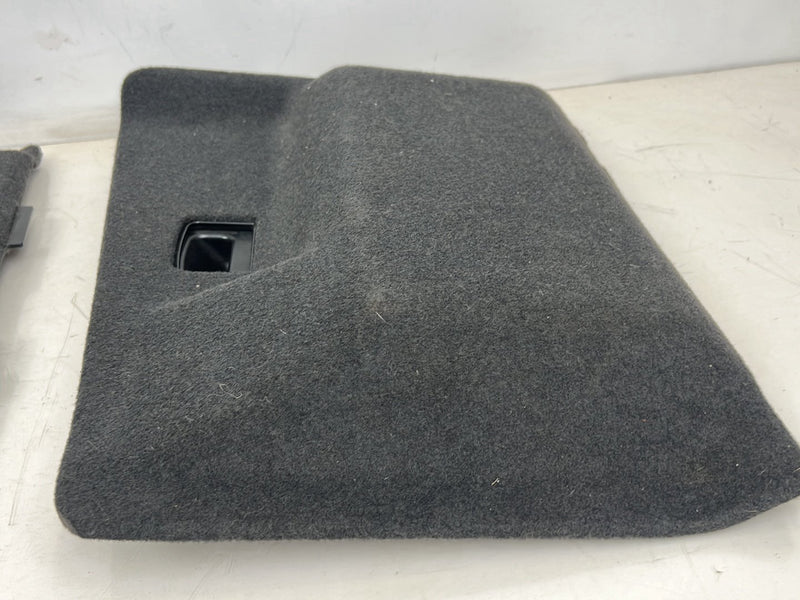 1996-2003 Audi S8 D2 A8 Rear Trunk Right & Left Carpet Panel Trim Pair Black OEM #6378EM