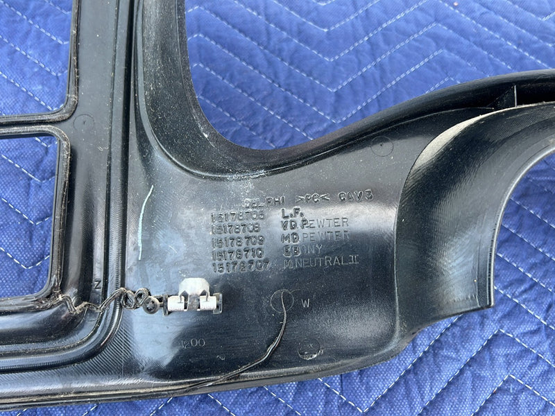 Chevrolet Silverado - Gauge Cluster Trim PN: 15178706