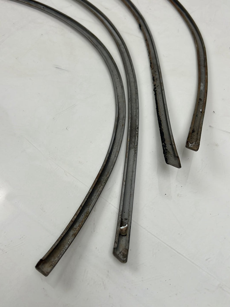 1975-1980 Volvo 244 240 Sedan Wheel Well Arch Trim Chrome Set OEM #5353EM
