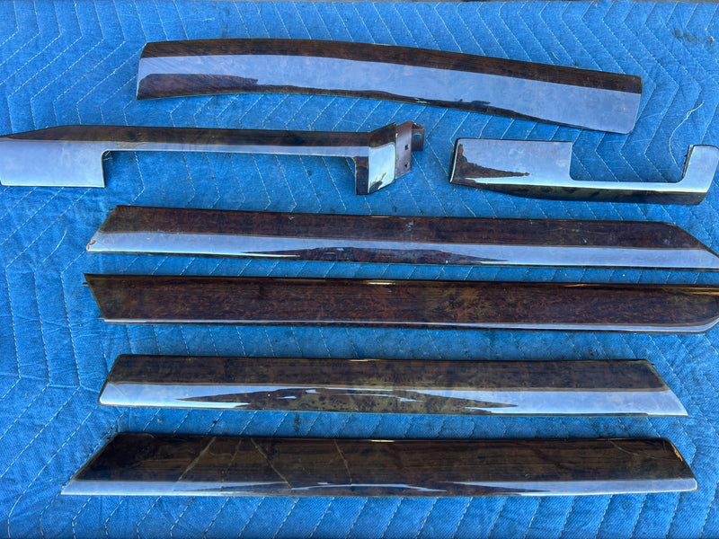 2000-2005 BMW 330xi 325xi E46 Front Dash Wood Trim Molding Set OEM #4825EM