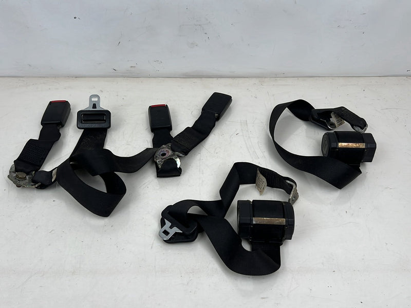 1984-1993 BMW 318i E30 Coupe Rear Seat Belt Retractor Set Black OEM #6737EM