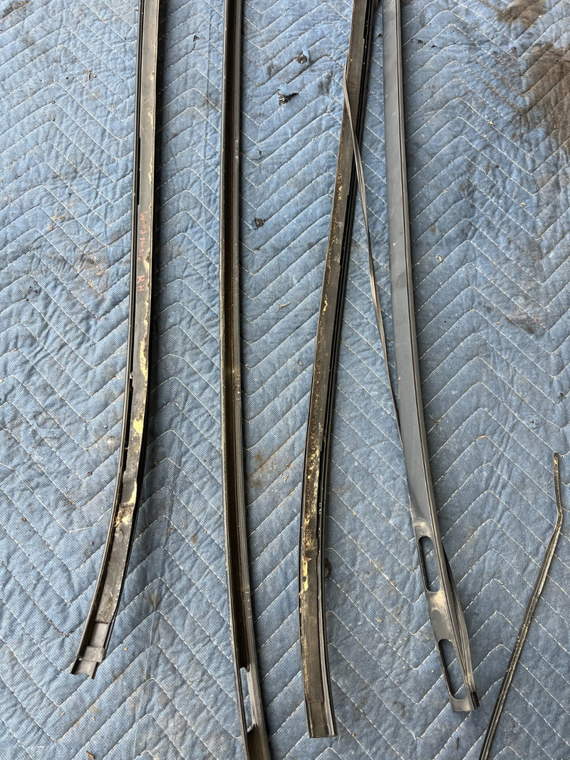 1998-2003 Mercedes W210 E320 Wagon Right & Left Roof Rack Rail Pair OEM #4744EM