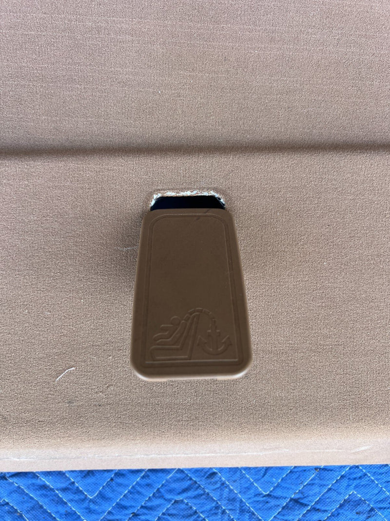 2005-2011 Audi A6 Rear Parcel Shelf Carpet Panel Amaretto 4F5863411 OEM #32ZJ