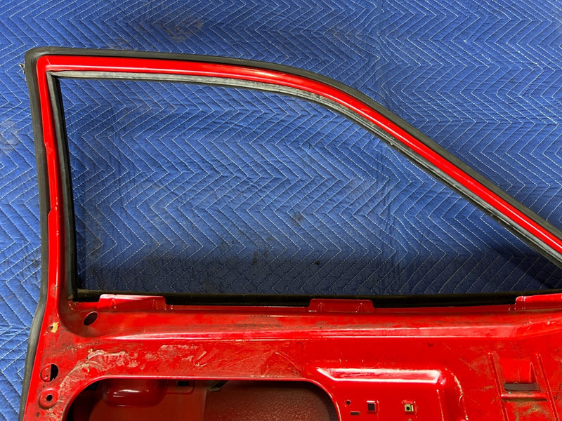 1983-1985 Porsche 944 Front Left LH Driver Red Door Assembly Panel OEM #1759EM