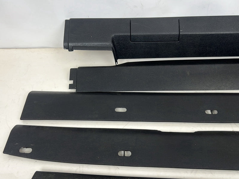 1990-1992 Volvo 740 745 940 Wagon Door Sill Headliner Trim Set Black OEM #6004EM