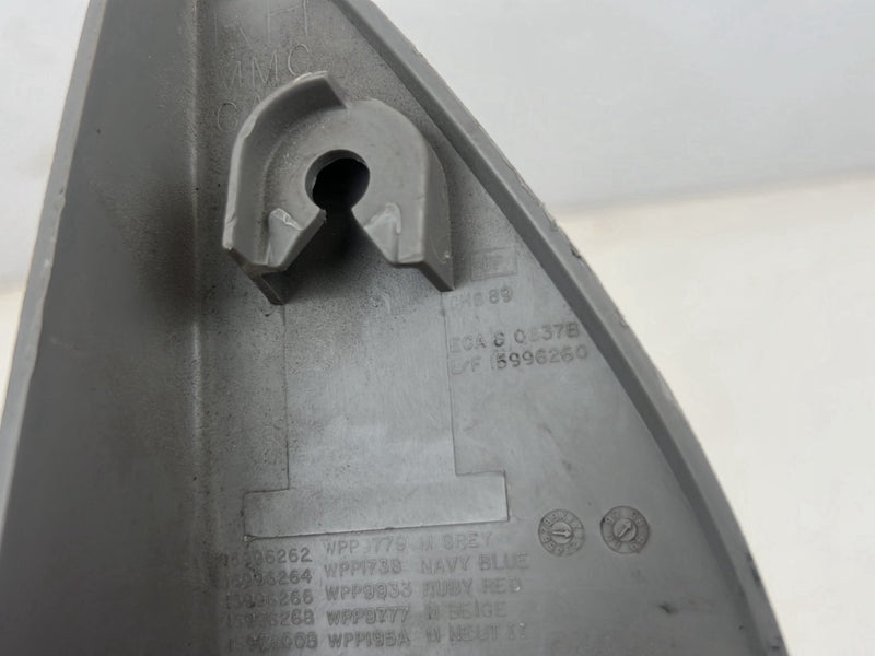 1995-1999 Chevrolet Silverado Tahoe Sierra Corner Mirror Trim Gray OEM #5521EM