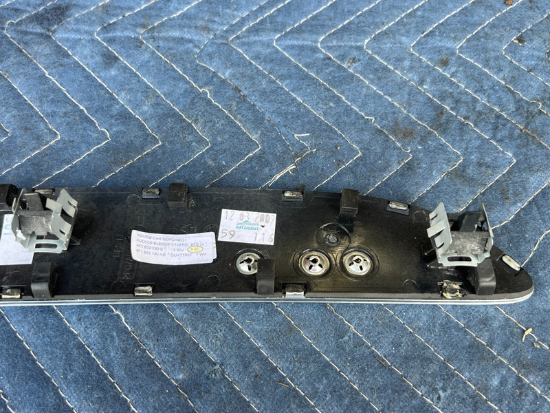 2005-2011 Audi A6 Front Dash Passenger Right RH Trim Wood 4F1853190S OEM #3462EM