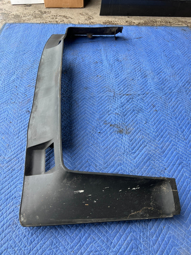 1989-1995 Volvo 740 940 Sedan Rear Bumper Cover Lower Valance Black OEM #3815EM