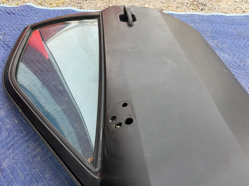 1983-1985 Porsche 944 Front Driver Left Door Assembly Black OEM #5721EM