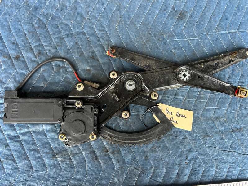 1989-1995 Volvo 740 940 Sedan Rear Passenger Window Regulator Motor OEM #3837EM