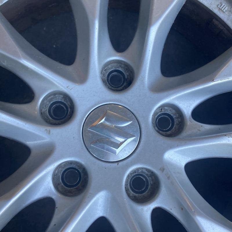 2013 Suzuki SX4 GY Wheel Set of 4 Aluminum 16x6 Twin Spoke 12081503 OEM #5003M