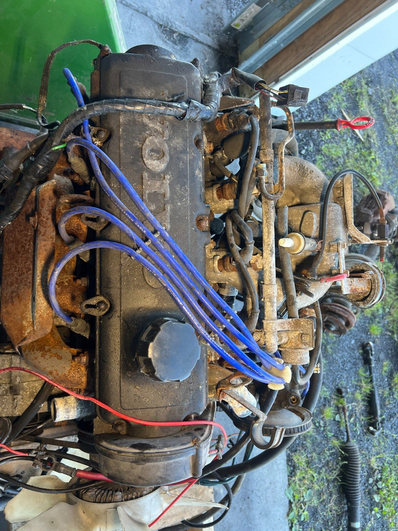 1986-1993 Volvo 240 244 245 B230F 4 Cylinder 2.3L 8V Engine *Running* OE #4218EM