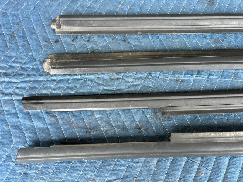 1989-1995 Volvo 740 940 Sedan LH RH Front Rear Window Seal Set of 4 OEM #3747EM