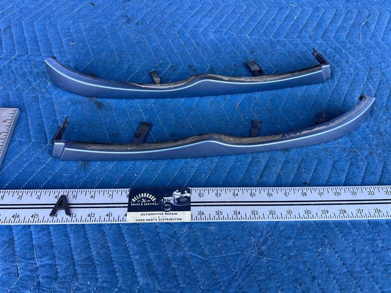 2002-2005 BMW 330xi 325xi E46 Right Left Headlight Molding Trim Blue OEM #4772EM