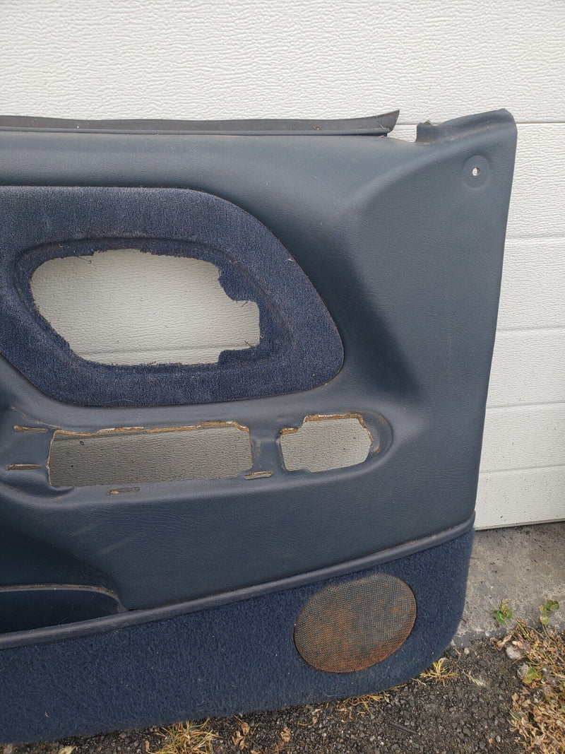 1988-1998 Chevy GMC GM 1500 C/K Blue Left & Right Door Card Panel Set OE #1060CN