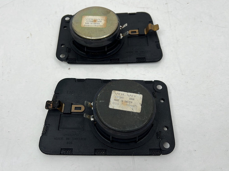 1990-1992 Volvo 740 745 940 Dashboard Dash Front Speaker Pair 1373048 OE #5917EM