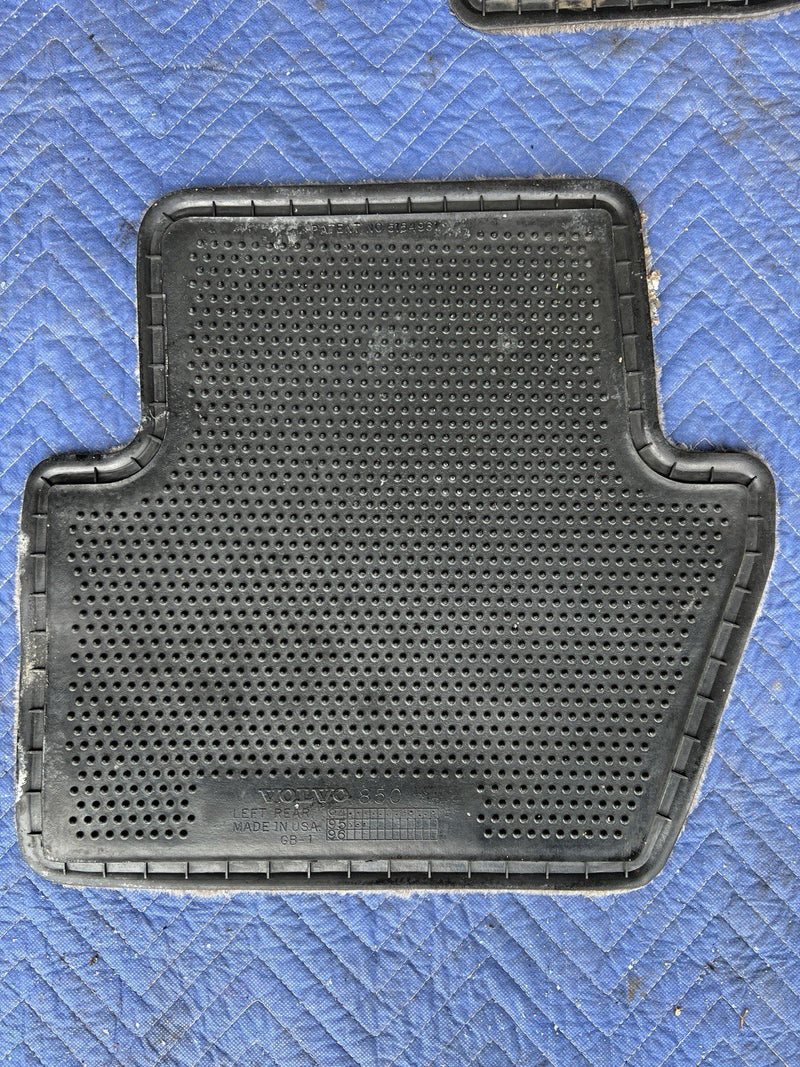 1993-1997 Volvo 850 850R Charcoal Molded Carpet Floor Mat Set OEM #4427E