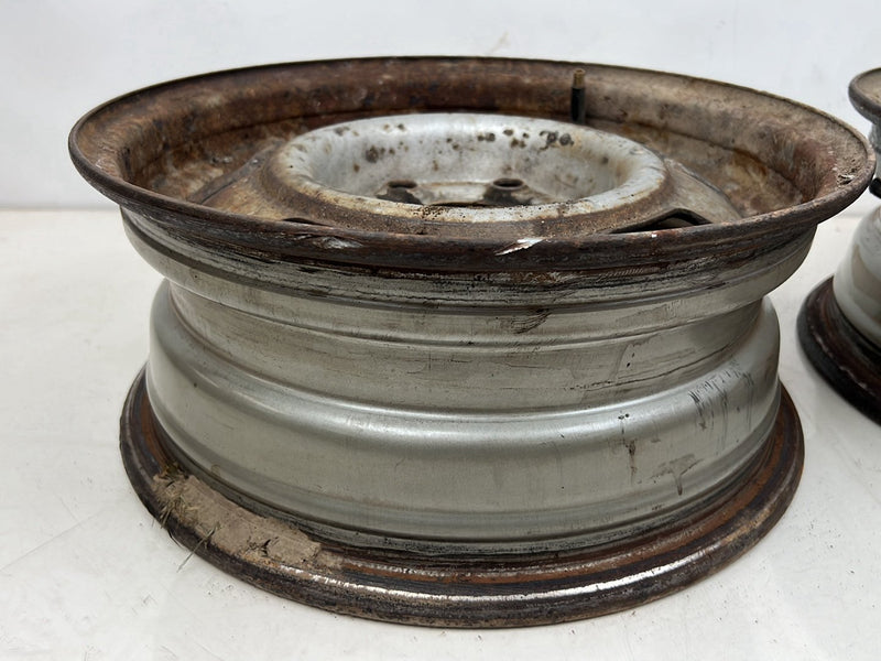 1975-1980 Volvo 244 240 14" Steel Wheel Rim Set of 4 5.5Jx14x20 OEM #5404EM