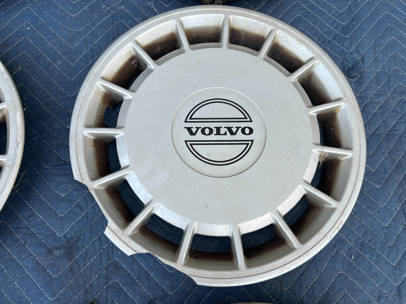 1986-1993 Volvo 240 244 Sedan 14" Hubcap Wheel Cover Set of 6 3540176 OE #4235EM