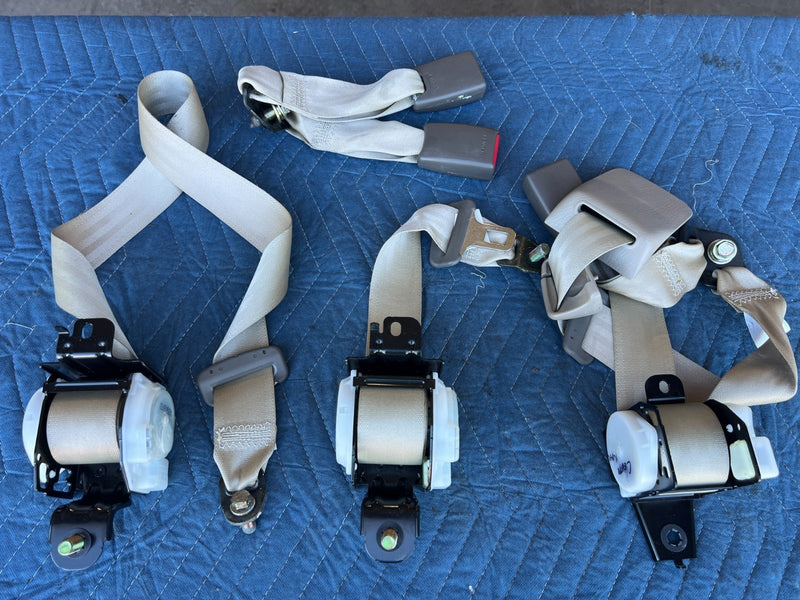 1998-2002 Honda Accord Rear Sedan Seatbelt Set Retractors & Buckles OEM #2018CN