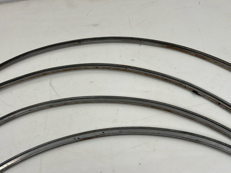 1975-1980 Volvo 244 240 Sedan Wheel Well Arch Trim Chrome Set OEM #5353EM