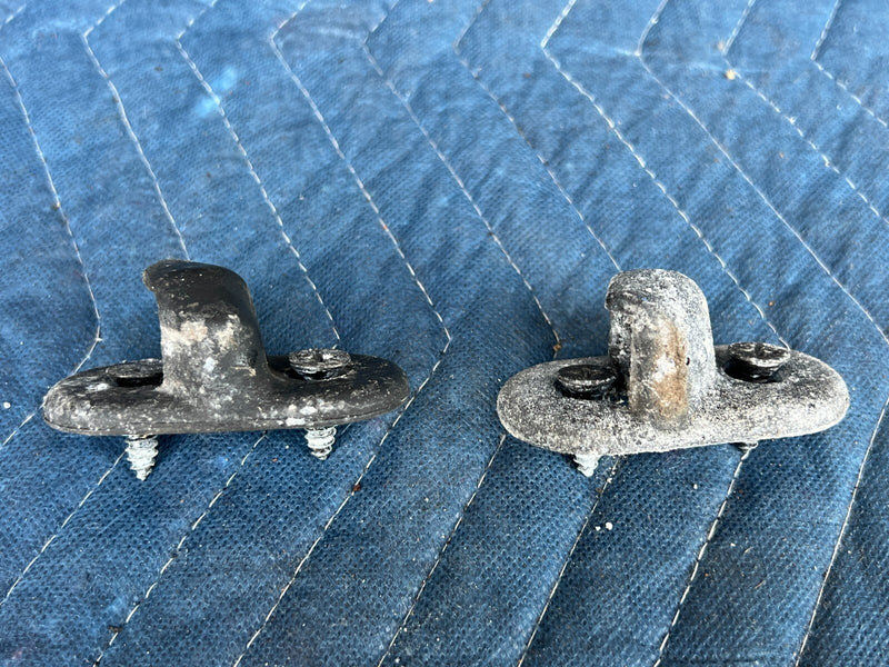 1983-1985 Porsche 944 Right & Left Cargo Hook Tie Down Pair OEM #2447EM