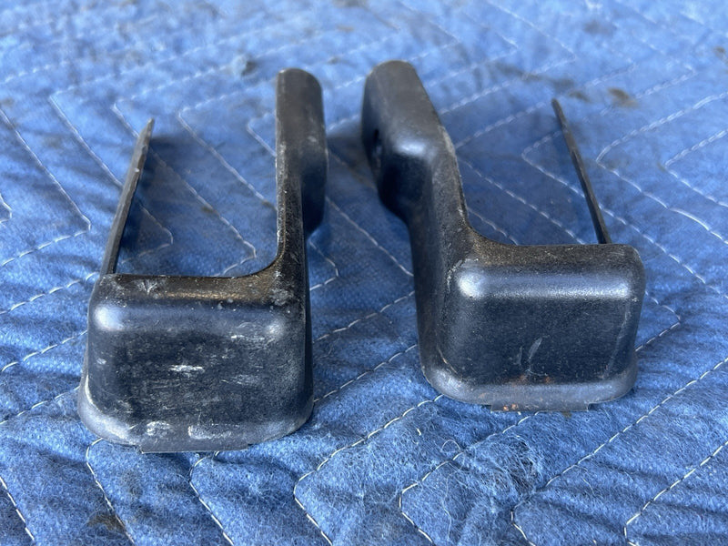 1998-2003 Jaguar XJR XJ X308 Front Seat Anchor Trim Set Of 4 Black OEM #4786E