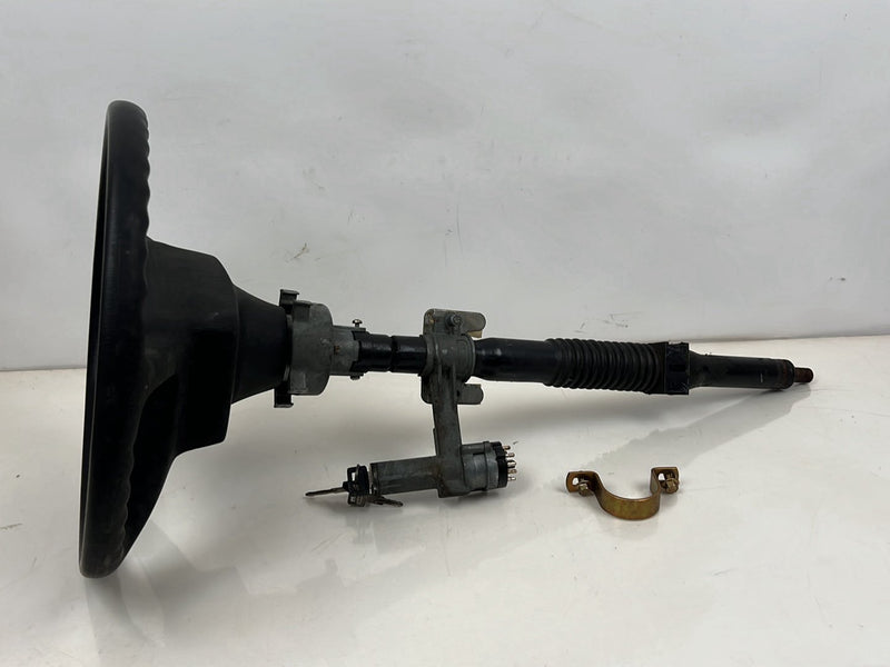 1975-1980 Volvo 244 240 Steering Wheel Column w/ Ignition &amp; Key OEM #5362EM